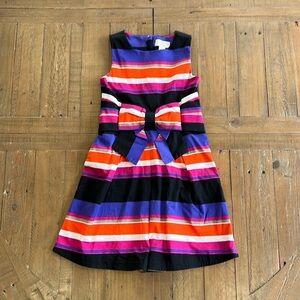 Kate spade Jillian striped bow dress